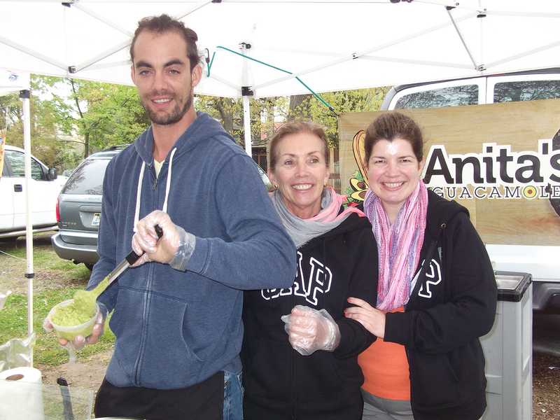 Mauricio Mendez of Anita's Guacamole will be at the Rehoboth Beach Farmers Market full-time this year. He was impressed with the popularity on the few days he was at the market last year, and decided to make the trip from Philadelphia every Tuesday this year. Mendez started Anita's Guacamole eight years ago in Miami. He later expanded to Philadelphia.Mendez sells fresh-made guacamole from his family's recipe, salsas and chips.With Mendez are his mother, Hortencia Munoz, and his cousin from Texas, Nohra Martinez. BY RACHEL SWICK MAVITY